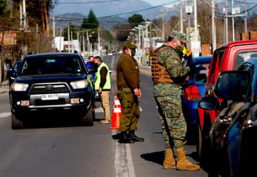 Gran aumento en número de detenidos en Curicó por no acatar toque de queda