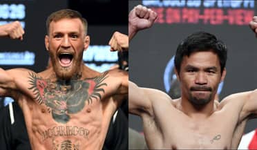 McGregor anunció una pelea contra Pacquiao