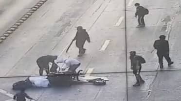 Niño de cinco años involucrado en desórdenes en la alameda de Santiago