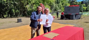 Molina lanza su brigada turística en el parque nacional Radal Siete Tazas
