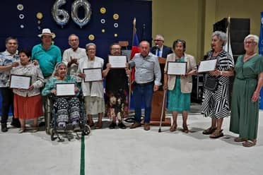 Población Mataquito celebró sus 60 años con un emotivo acto