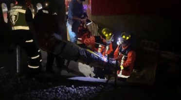 Hombre sufrió amputación de sus piernas tras ser atropellado por un tren en Talca