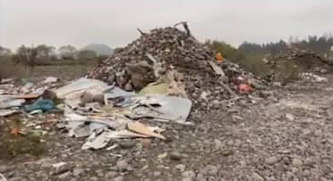 Diputado Hugo Rey denuncia vertedero clandestino en ribera del Río Teno frente a sector Quilpoco