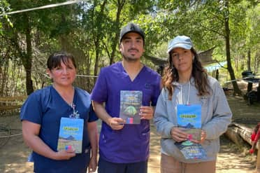 Salud Municipal de Curicó realizó campaña preventiva contra el virus Hanta en Potrero Grande y La Obra