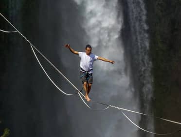 Deportista busca recursos para competir en Mundial de Highline en Suiza
