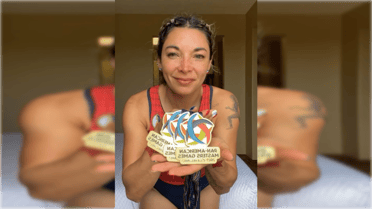 Evelyn Ortíz triple campeona panamericana máster en Estados Unidos