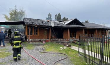 Incendio destruyó vivienda de adultos mayores en Pichingal