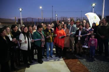 Municipio de Teno inaugura nueva plaza para la comunidad de Santa Rebeca