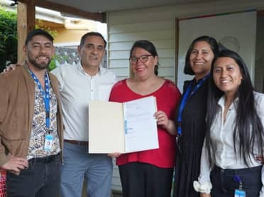 Doce familias de Villa El Carmen en Curicó fueron favorecidas con proyectos de colectores solares