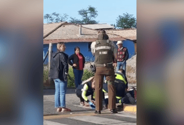 Mujer quedó grave tras ser atropellada por minibús en camino a Potrero Grande