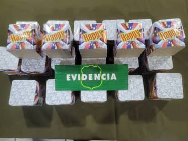 Carabineros de Curicó detuvieron a sujeto por porte de fuegos artificiales