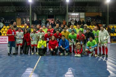 Rauco disfrutó con el showbol realizado en el mes del padre