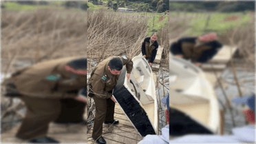 Detectan indicios de pesca ilegal en la Reserva Nacional Laguna Torca