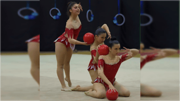 Deportistas curicanas clasifican a la final nacional de gimnasia rítmica