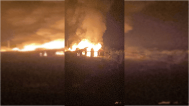 Incendio deja una casa destruida y cuatro damnificados en Hualañé