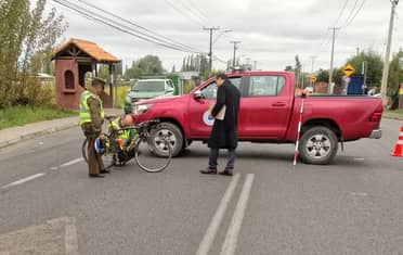 Reconstitución de escena busca presuntas responsabilidades en accidente que dejó a ciclista grave