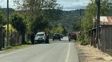Procedimiento policial por herido a bala en Teno