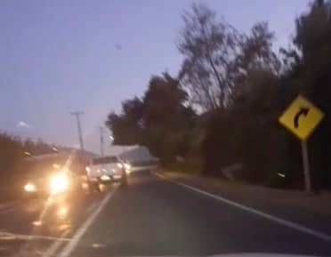 Captan a conductor en estado de ebriedad zigzagueando en sector Cuatro Bocas