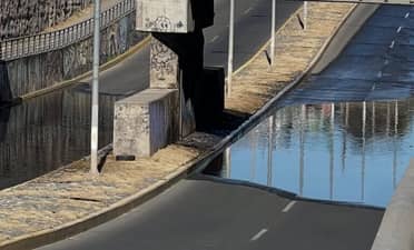 Robo de cableado eléctrico inunda paso bajo nivel de Circunvalación Norte en Curicó