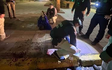 Inspector municipal resulta herido con arma blanca tras intervenir en violenta riña en la Alameda de Curicó