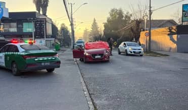 Conductor fallece tras colisión de vehículos en Avenida España de Curicó