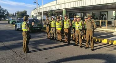 Carabineros despliega masivos controles preventivos en Curicó por fin de semana largo