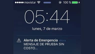 Gobierno responsabilizó a Movistar por mensaje de emergencia