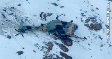 Tenino salva con vida tras caída de helicóptero del Ejército