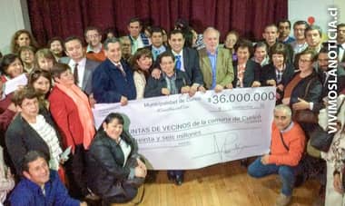 Municipalidad de Curicó entregó fondo de desarrollo vecinal