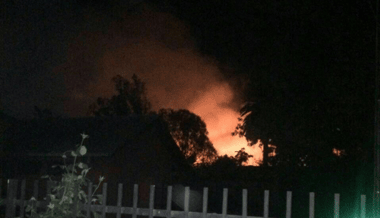 Avenida España se cubrió de humo por incendio