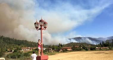 Buscan a pirómano que estaría detrás de los incendios en Vichuquén