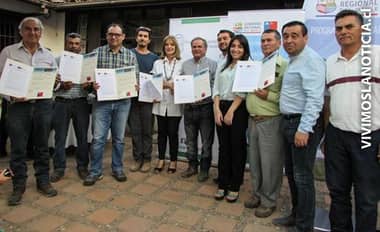 En Sagrada Familia comenzó entrega de recursos para obras de riego