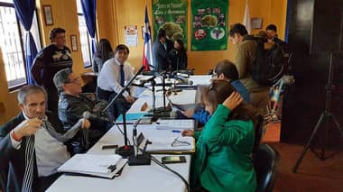 Concejo municipal sesionó en sector Los Aromos