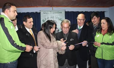 Club deportivo Caupolicán inauguró ampliación de sede social