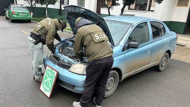 Detenido joven rauquino que circulaba en auto robado