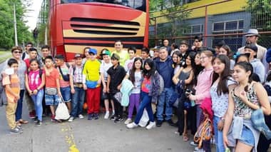 Estudiantes Escuela Cataluña se van de pasantía a La Serena