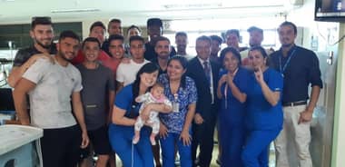 Jugadores de Curicó Unido realizaron visita al Hospital Base de la ciudad