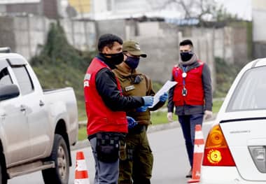 Intensa fiscalización de cuarentena en Curicó