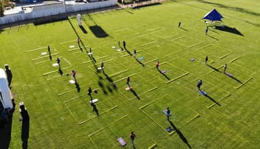 Vecinos de Licantén retomaron actividades deportivas al aire libre