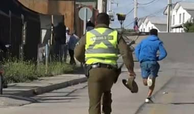 Hombre que no quiso ser vocal de mesa arrancó de carabinero en Monte Patria