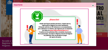 Usuarios reportan problemas y fallas al ingresar al sitio web del Registro Social de Hogares