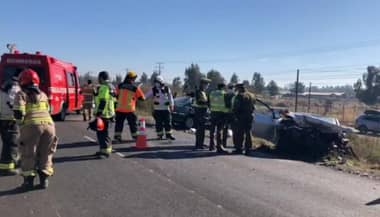 Cuatro personas murieron en colisión frontal en Peralillo