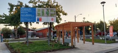Nueva plazoleta para la comunidad de Villa General Maturana de Molina