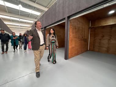 Alcalde de Talca visita instalaciones del mercado provisorio y se refiere a mercado central: “Es una obra anhelada”