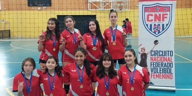 Curicó U-15 se quedó con el primer lugar del circuito nacional femenino de vóleibol