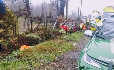 Nueve personas fallecidas deja accidente de tránsito en San Javier
