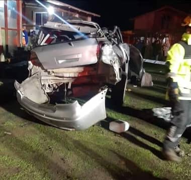 Dos fallecidos deja accidente de tránsito ocurrido este domingo en Licantén