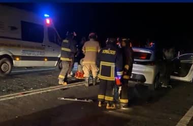 Carabinero resultó herido tras colisionar con un caballo en sector Villa Prat de Sagrada Familia