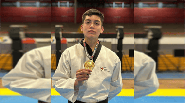 Vicente Cortés logró el primer lugar en nueva fecha del Nacional de Taekwondo 