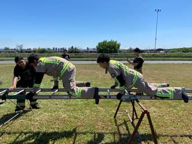 La Segunda de Bomberos Curicó celebró el 22° aniversario de su brigada juvenil
